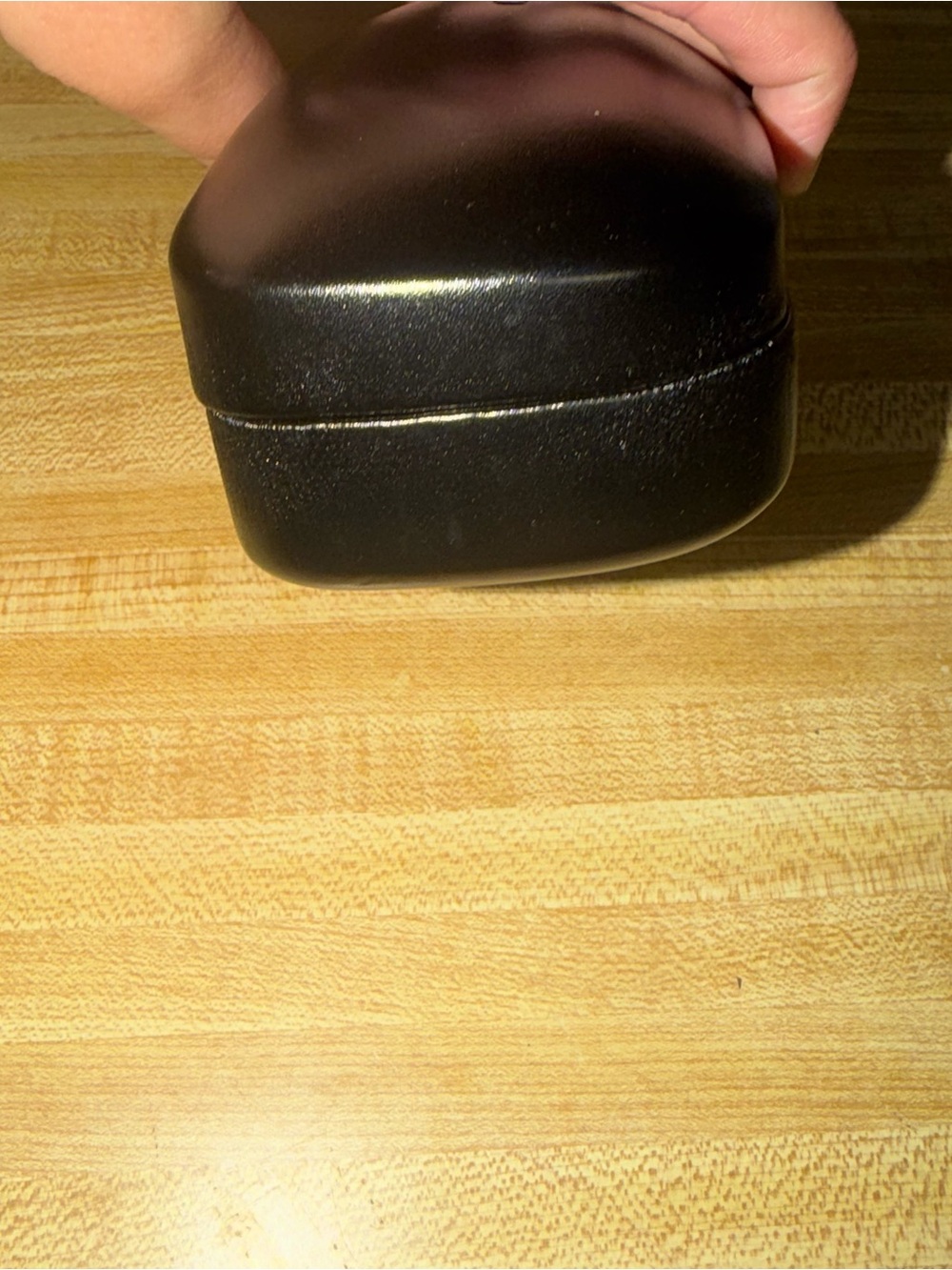 Coach Black Hard leather clamshell Sunglasses/glasses Case with Logo - Picture 6 of 7